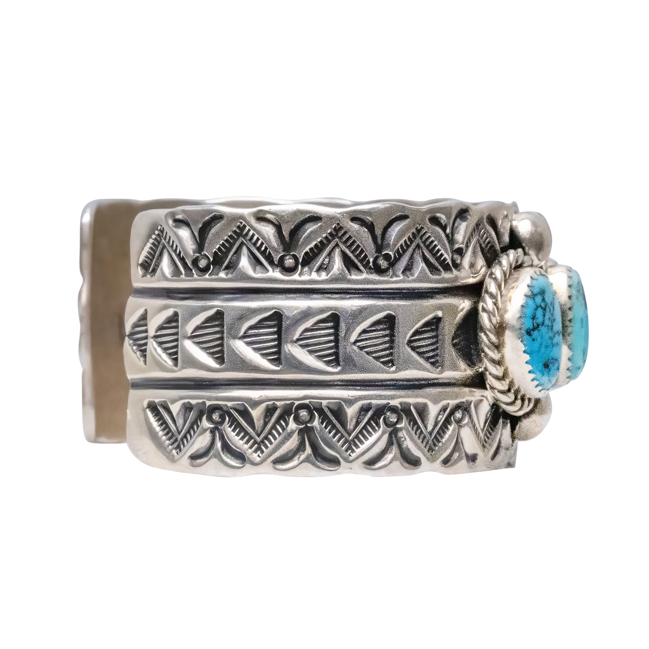 Kingman Turquoise Cuff | Bernadine & Elroy Chavez