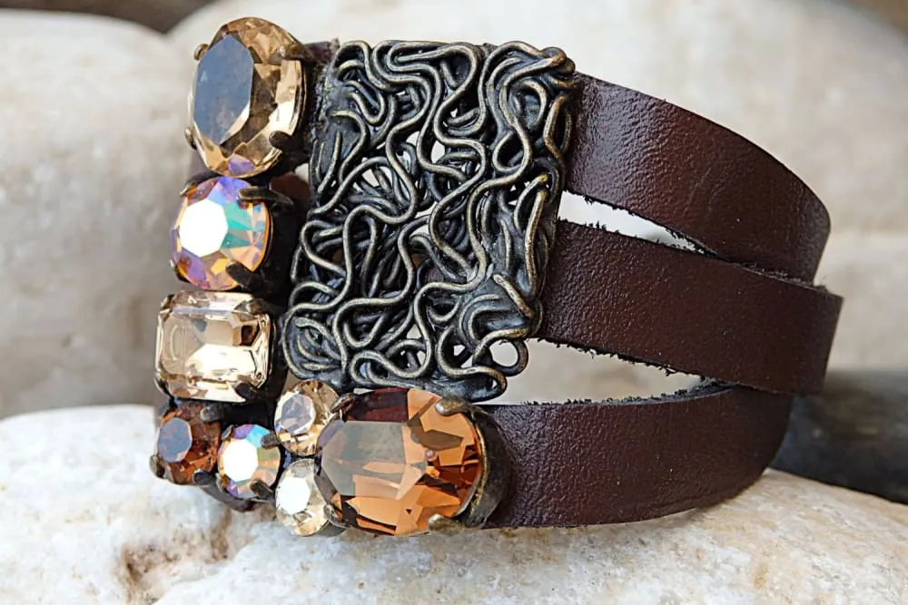 Leather Cuff Women