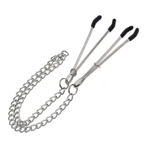 Leto Tweezer Nipple Clamps With Chain