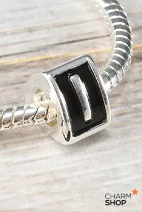 Letter I Block Bead Charm