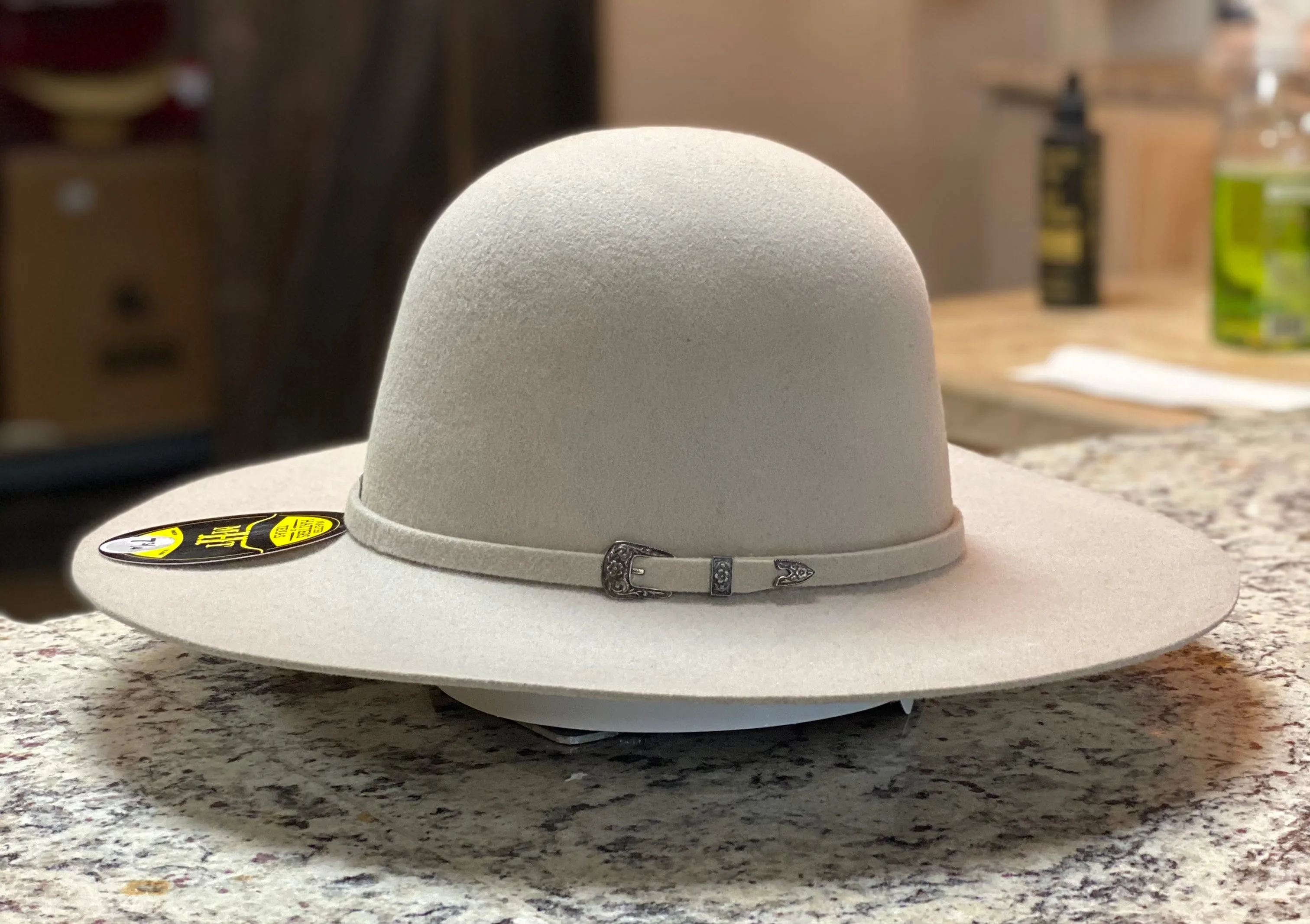 M36881641- MHT Open Crown Felt Hat - Moab - SilverBelly