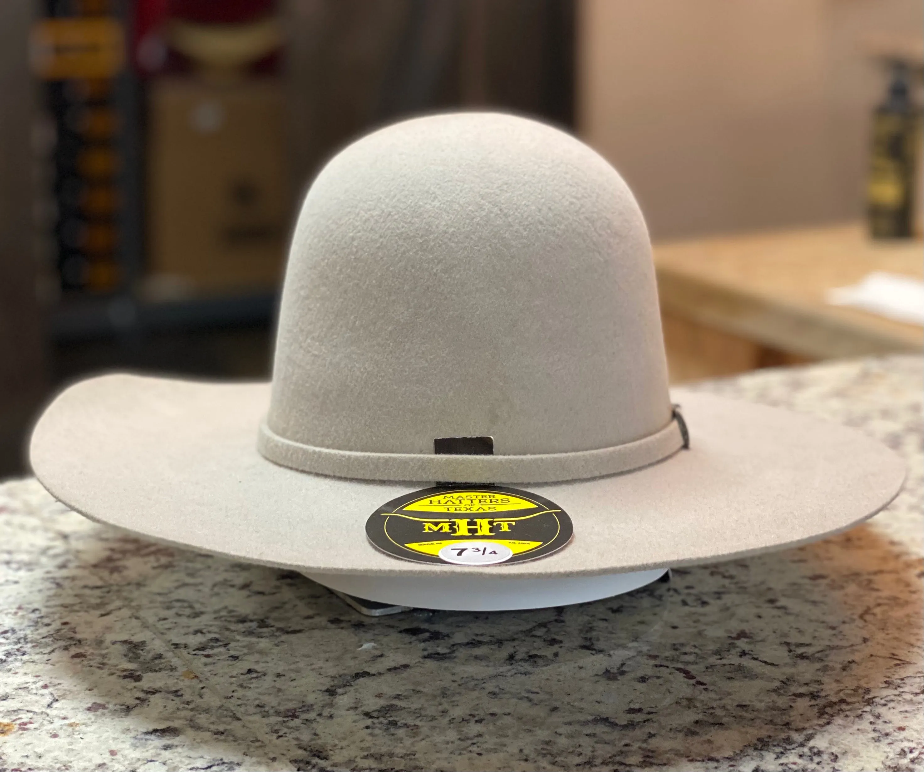 M36881641- MHT Open Crown Felt Hat - Moab - SilverBelly