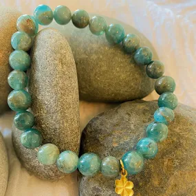 Mala: Apatite Beaded Mala Bracelet