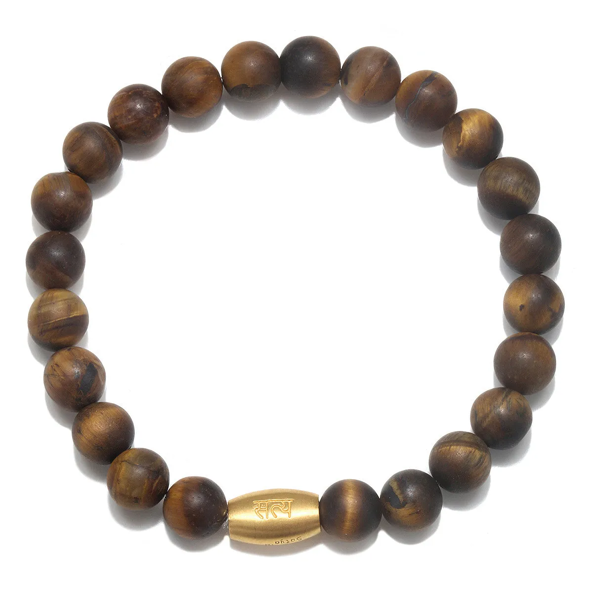 Men's Sacred Insight Tiger Eye Gemstone Bracelet