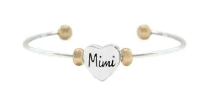 Mimi 2 Tone Cuff Bracelet