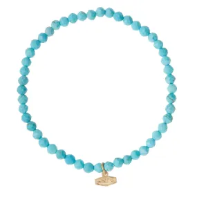 Mini Bracelet Turquoise/Gold