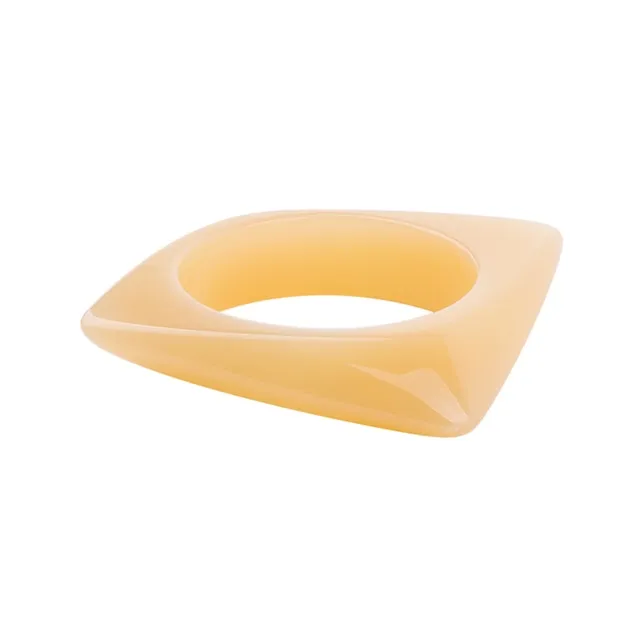 Minimal- the Angled Minimalist Solid Color Bangle Bracelet 7 Colors