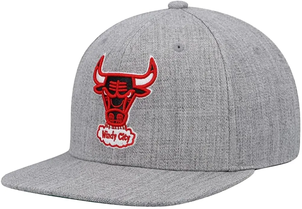 Mitchell & Ness Men's NBA Team Heather Snapback Cap