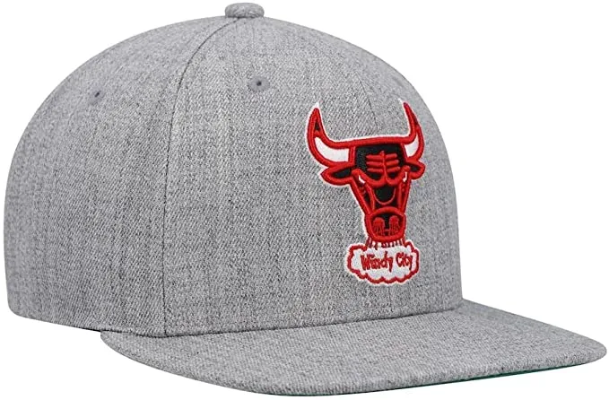 Mitchell & Ness Men's NBA Team Heather Snapback Cap