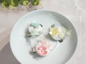 Mother of Pearl Flower Hair Pin (3 Colors)