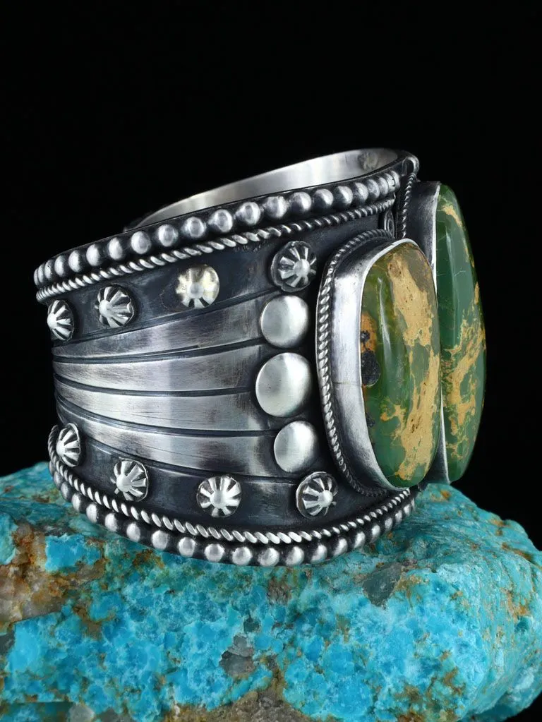 Native American Jewelry Stone Mountain Turquoise Cuff Bracelet