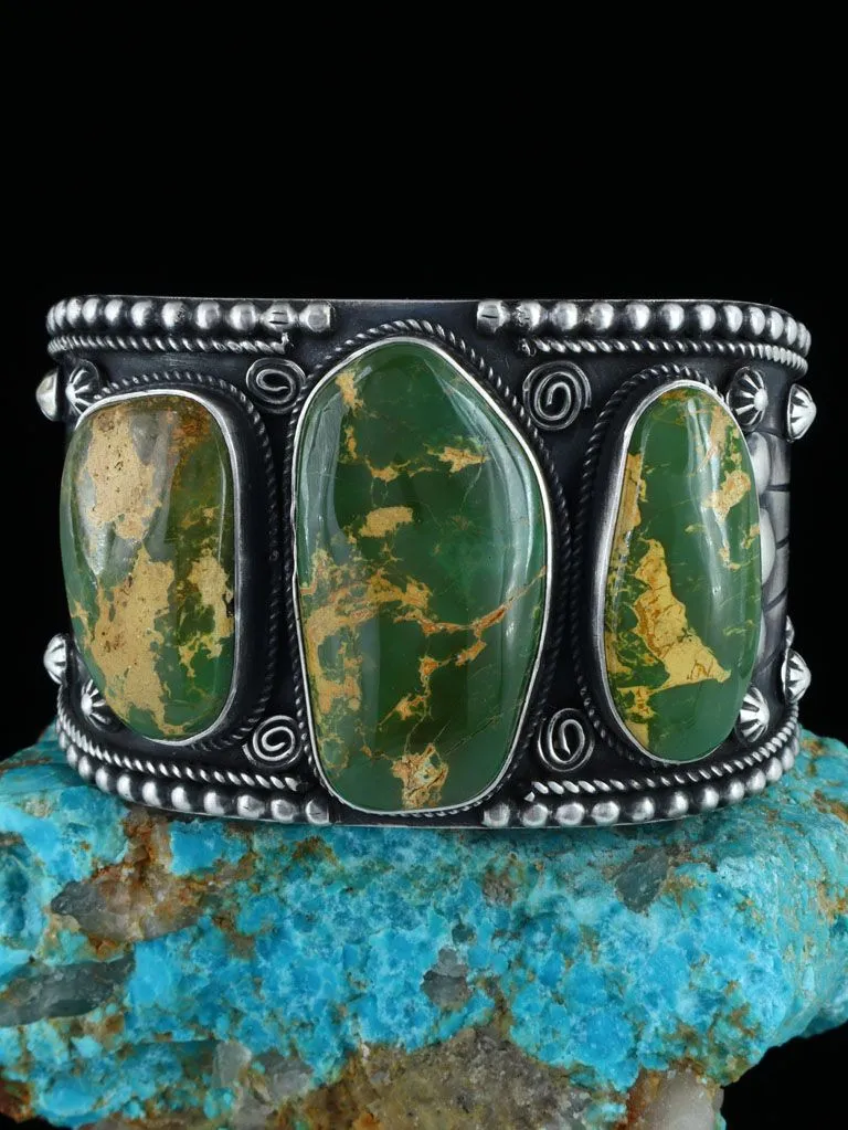 Native American Jewelry Stone Mountain Turquoise Cuff Bracelet