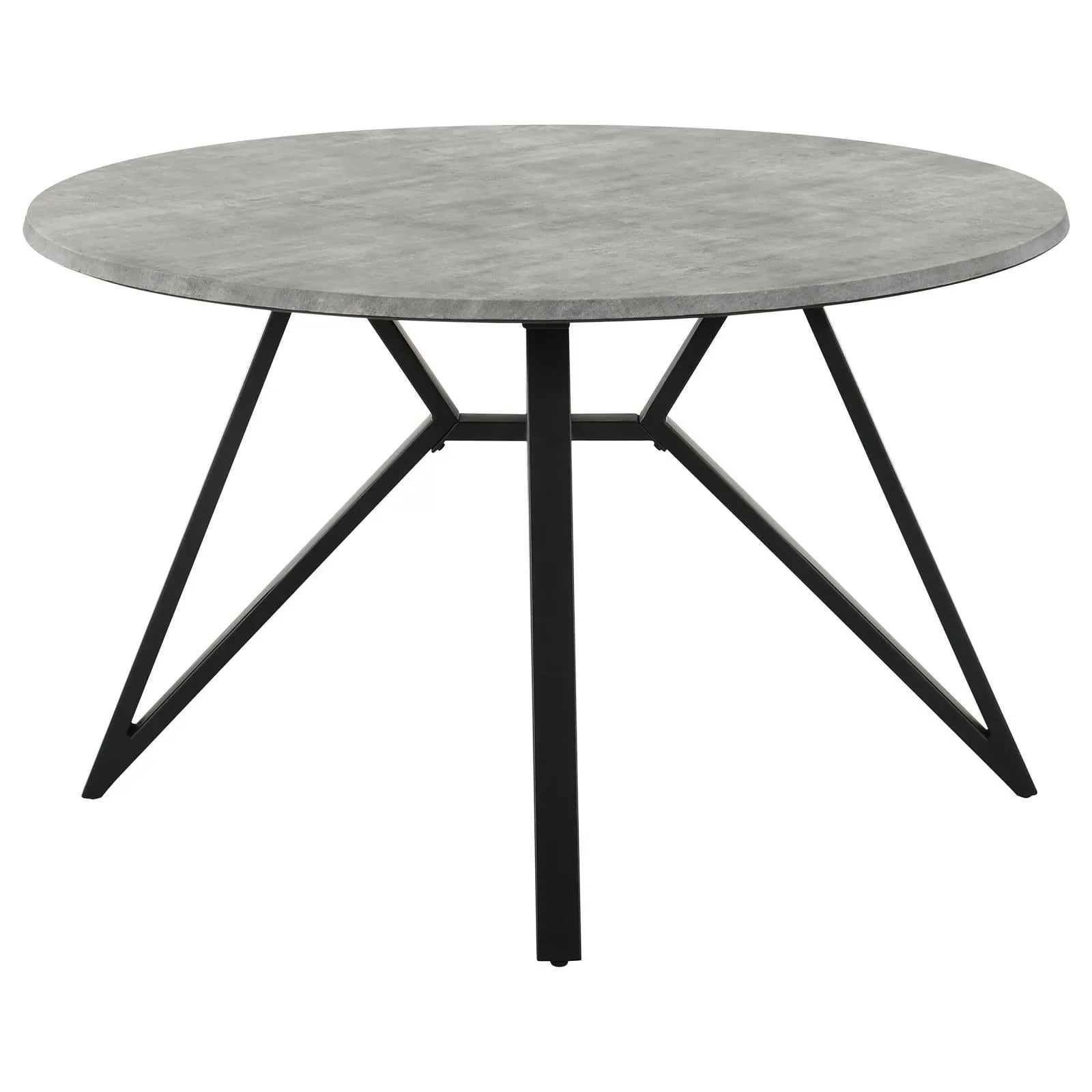 Neil Concrete/Grey 5-Piece Round Dining Set