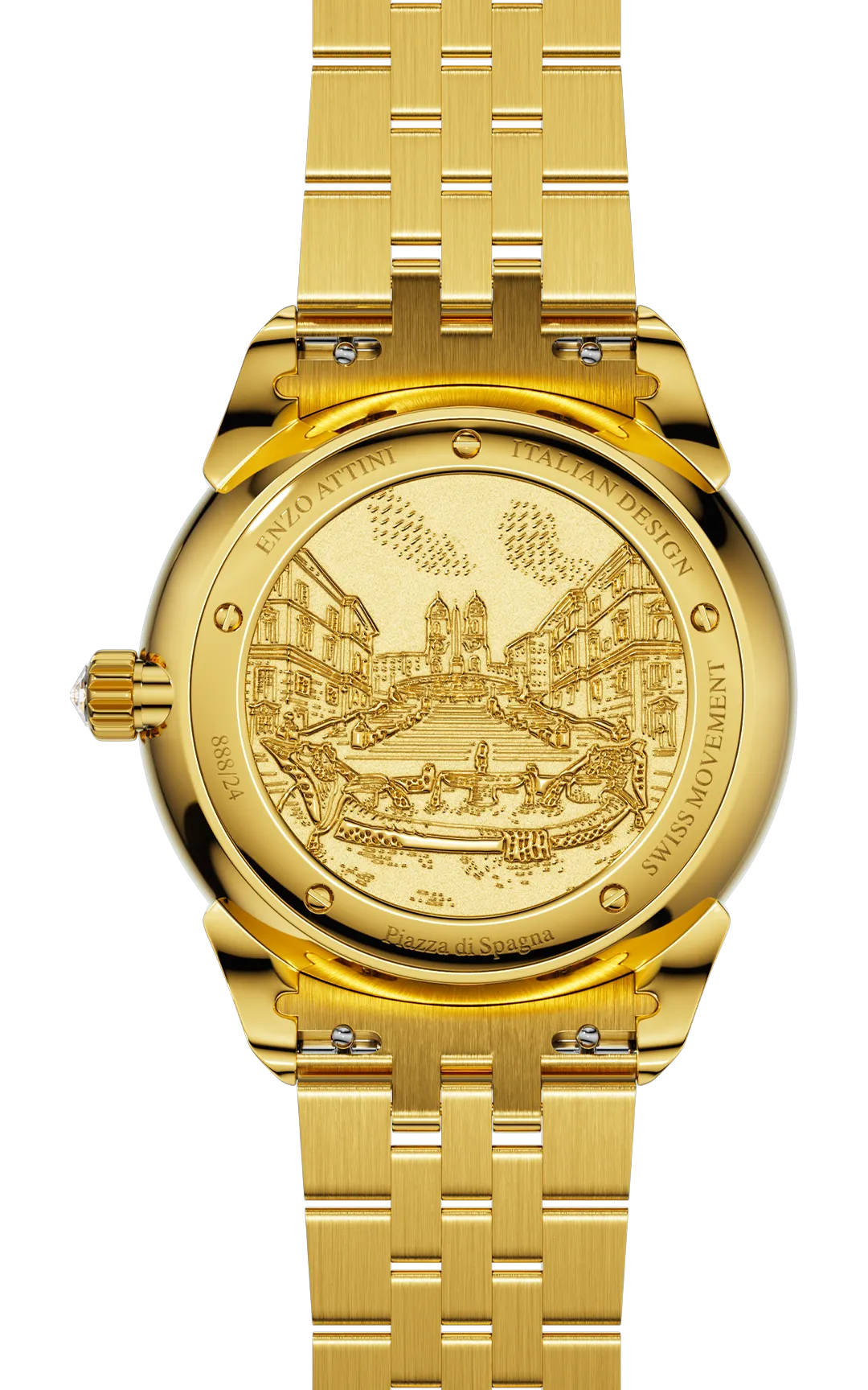 NEW Piazza di Spagna - President Bracelet / Swiss Movement.