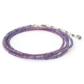 Ombre Purple Wrap Bracelet & Necklace