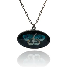 Onyx Butterfly Pendant