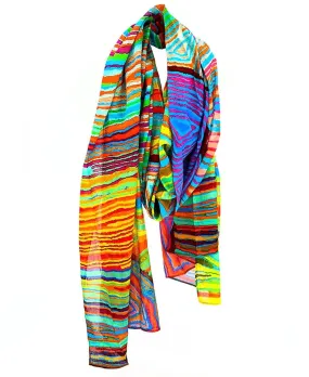 Organic Cotton Summer Scarf - Judy Napangardi Watson