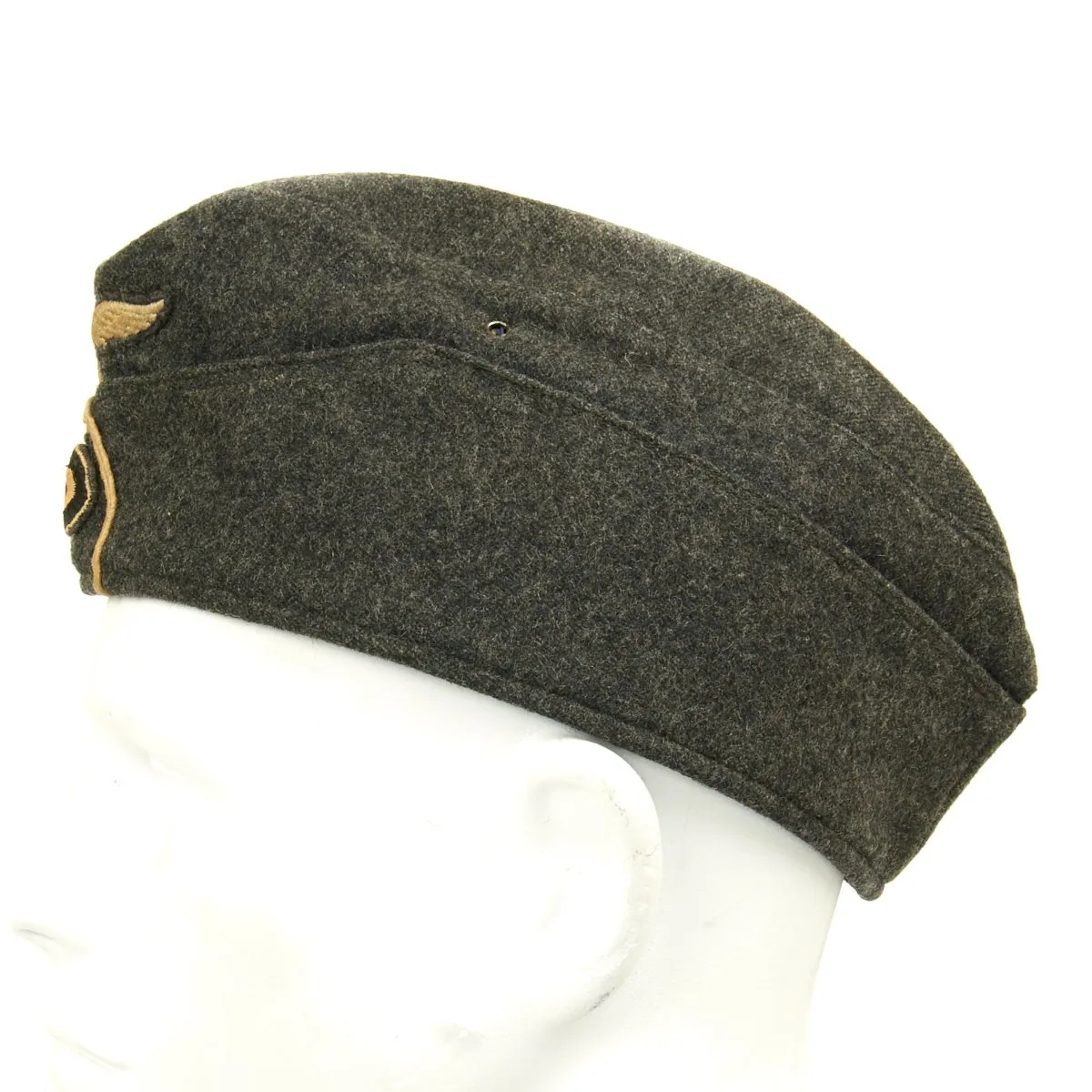 Original German WWII Luftwaffe M38 Hermann Goering Division Overseas Wool Cap (Schiffchen)