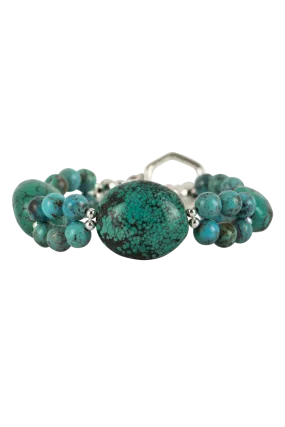 Paige Wallace Turquoise Nugget Bracelet