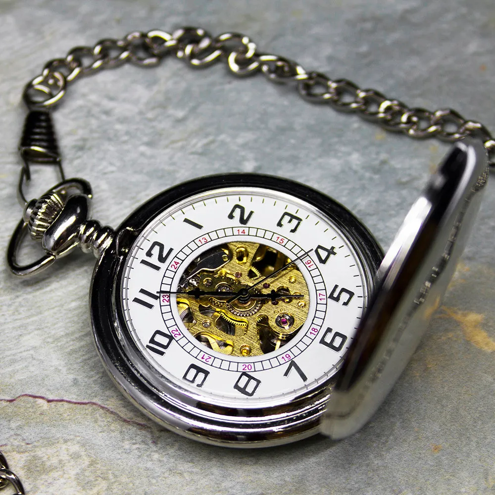 Personalised Valentine's Day Pocket Watch