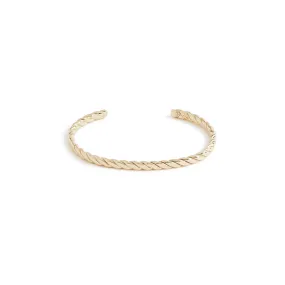 Plait Cuff / Solid Gold