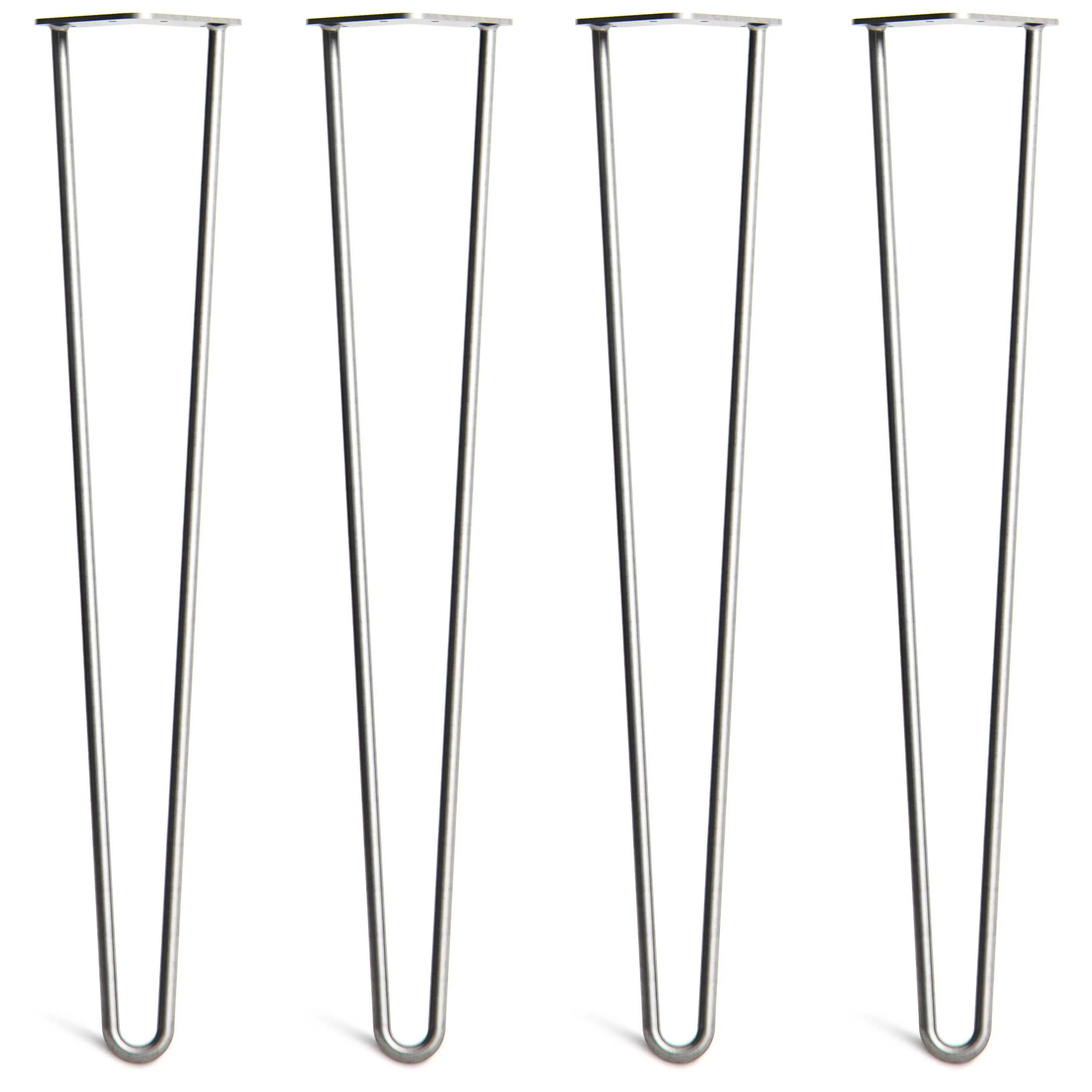 Raw Steel Hairpin Legs