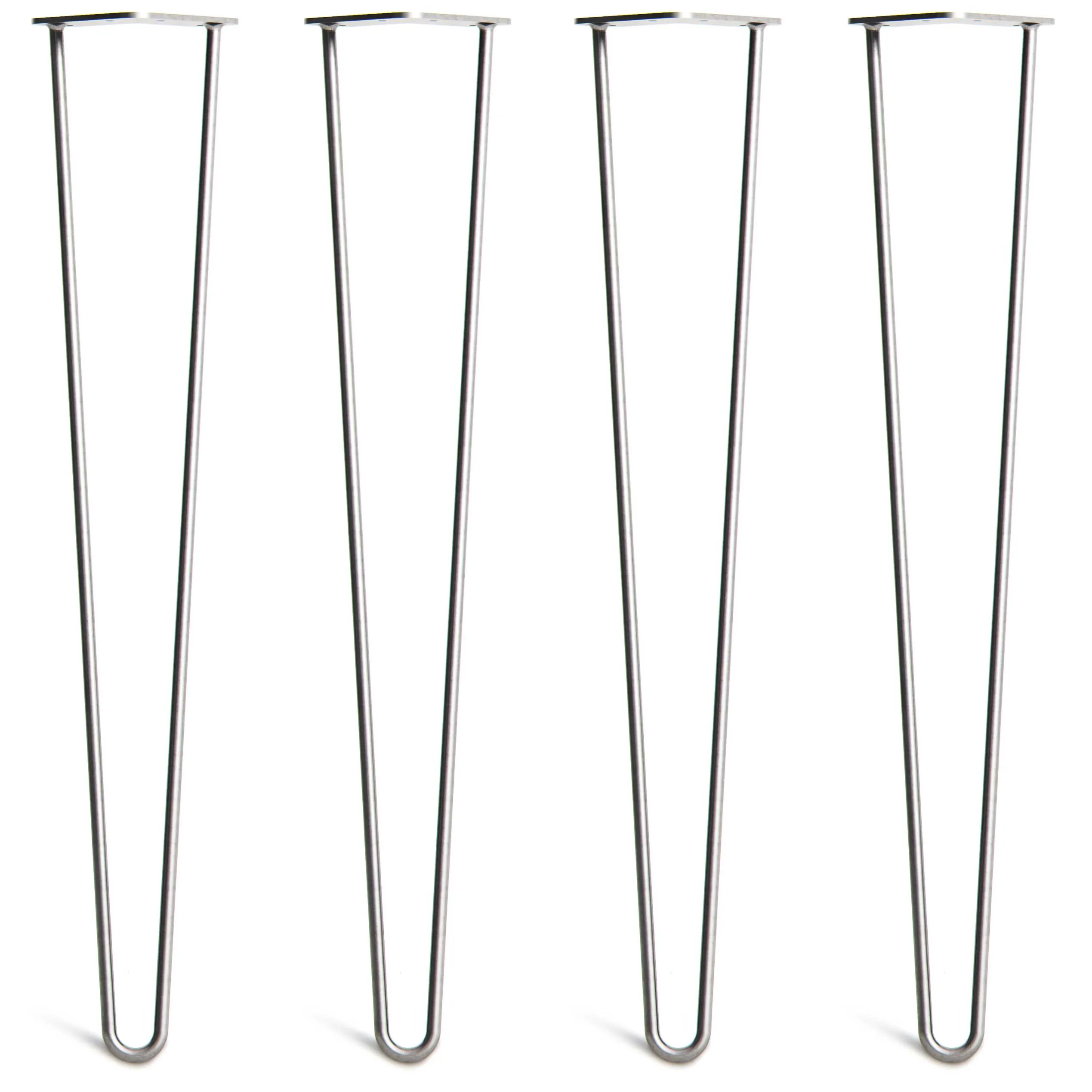 Raw Steel Hairpin Legs