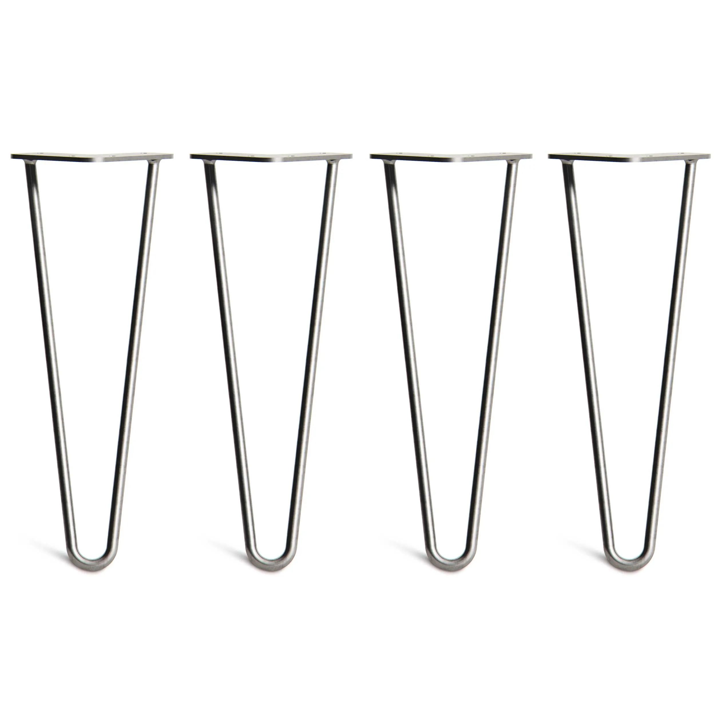 Raw Steel Hairpin Legs