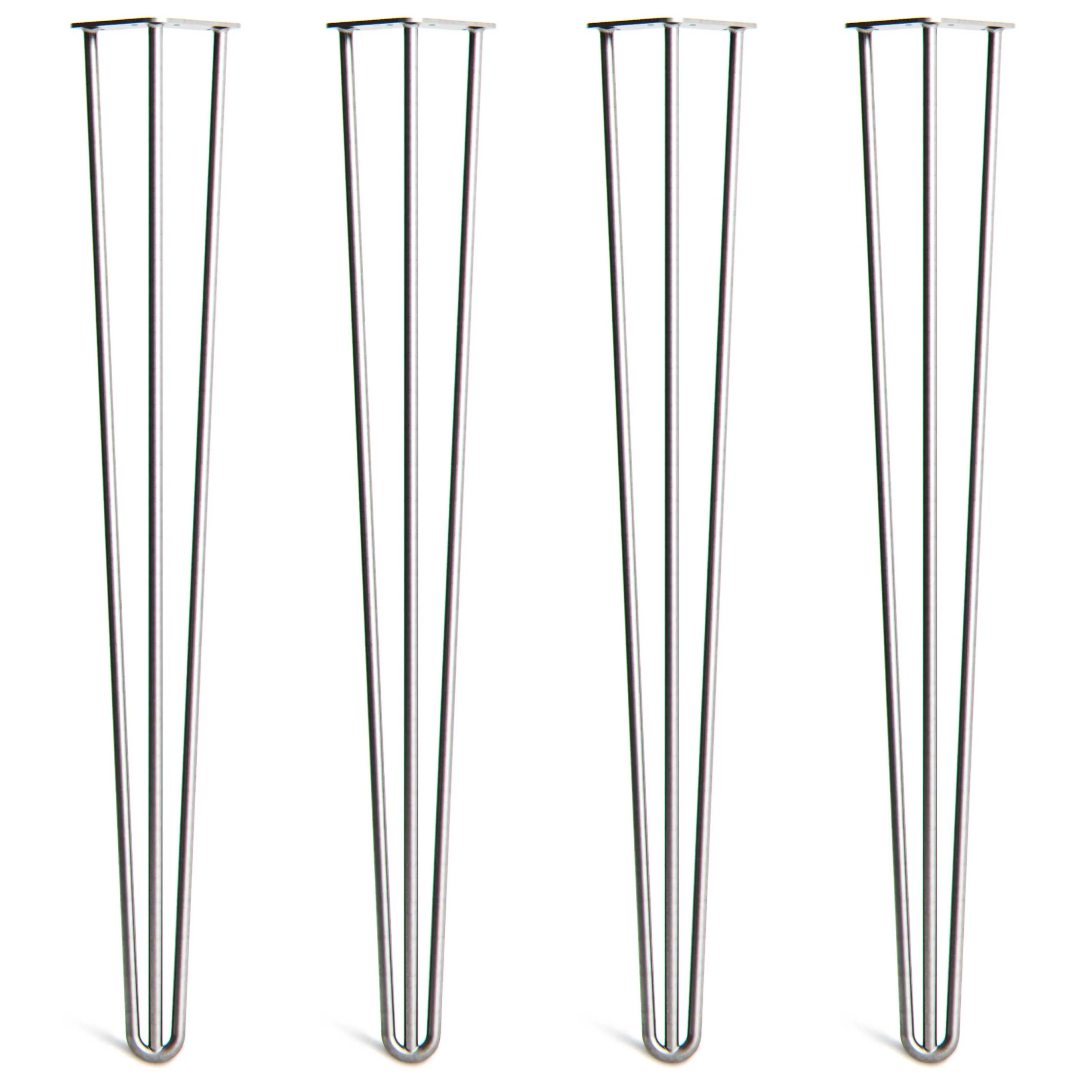 Raw Steel Hairpin Legs