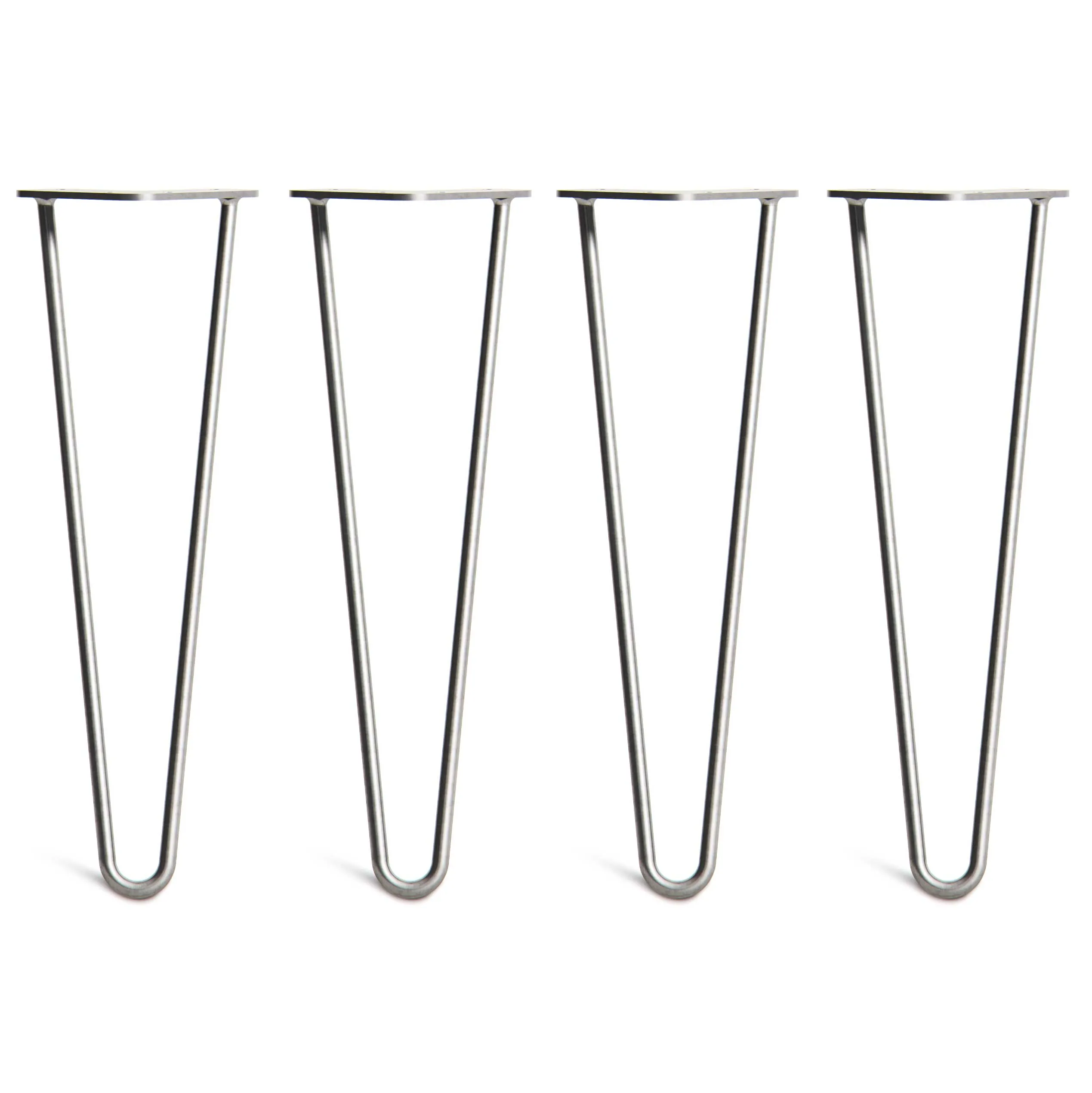 Raw Steel Hairpin Legs