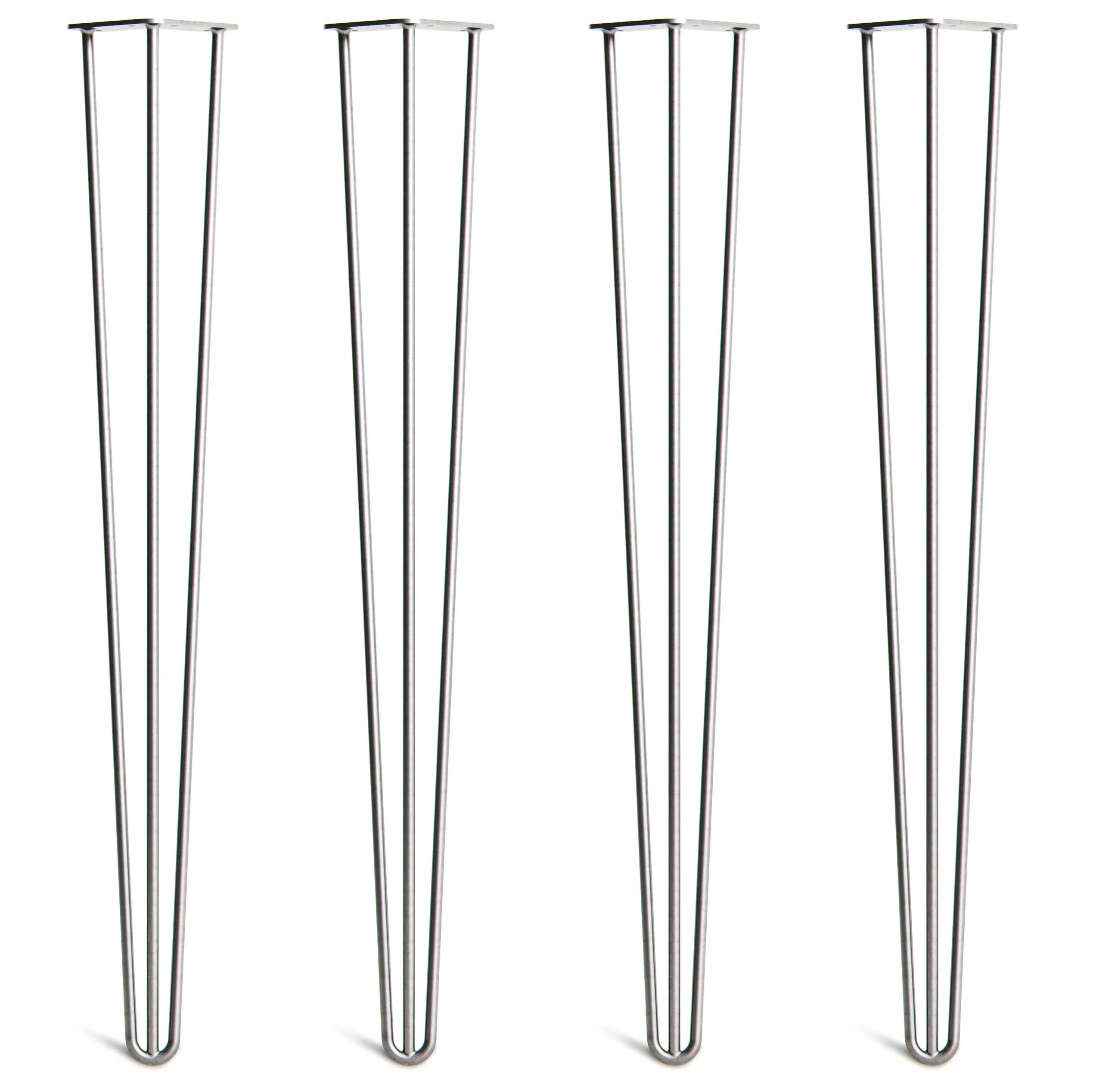 Raw Steel Hairpin Legs