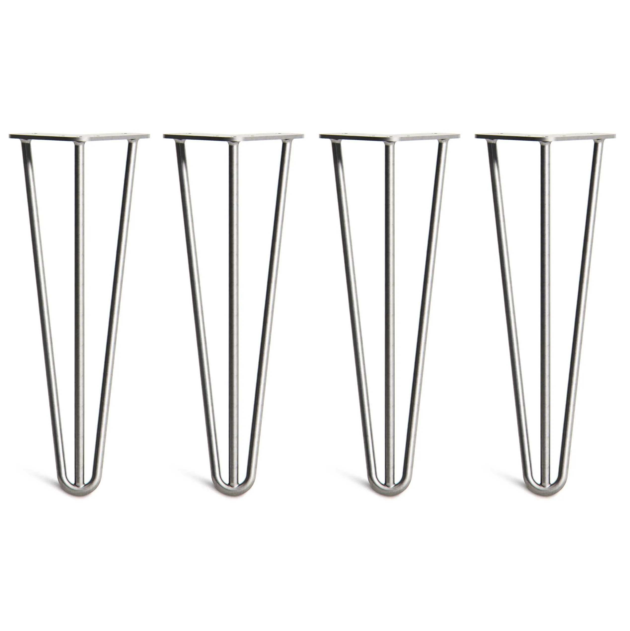 Raw Steel Hairpin Legs