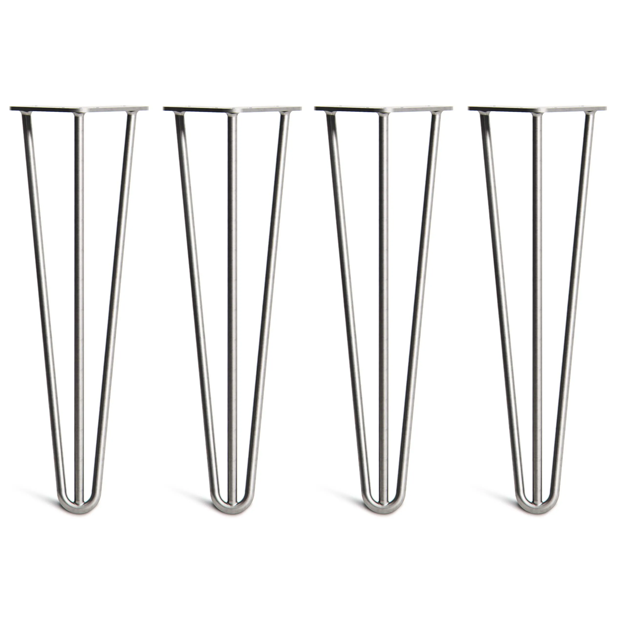 Raw Steel Hairpin Legs