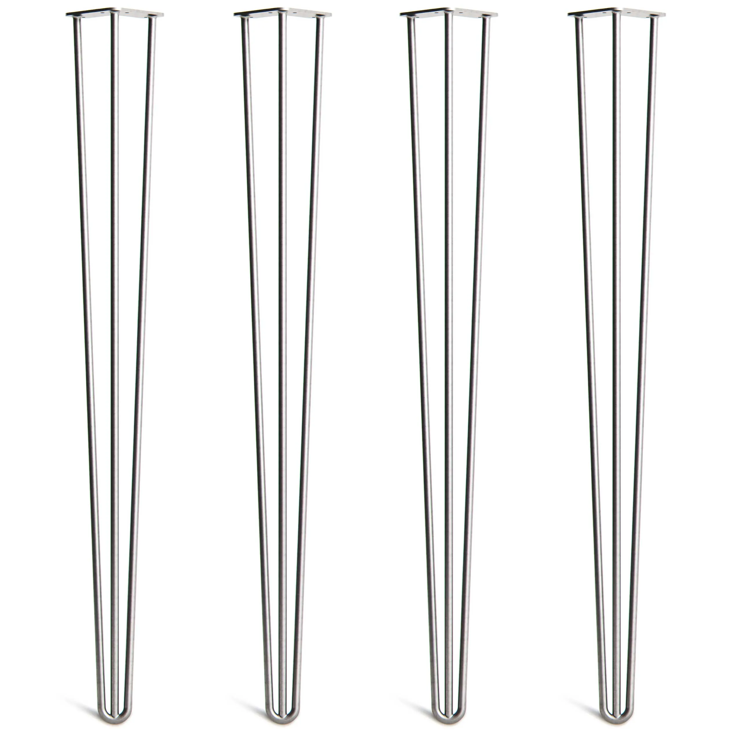 Raw Steel Hairpin Legs