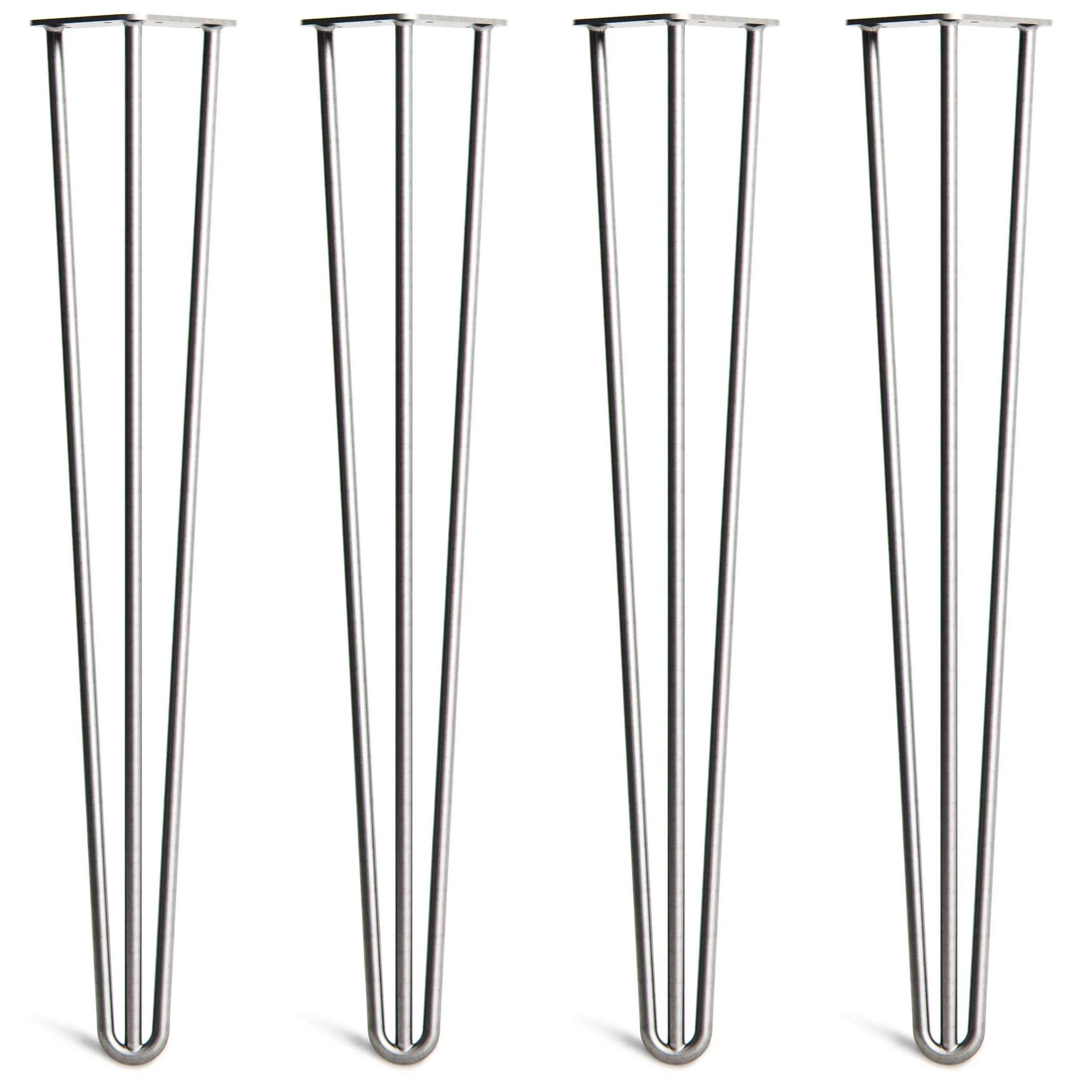 Raw Steel Hairpin Legs