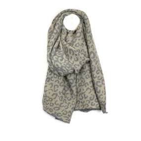 Reversible Leopard Print Scarf