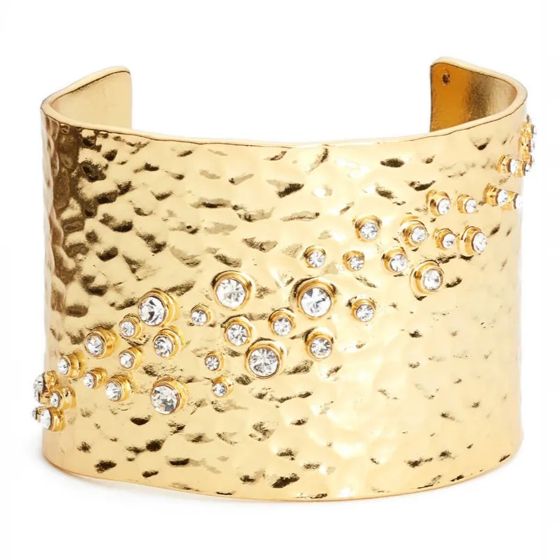 Shimmering Wrist Cuff Bracelet