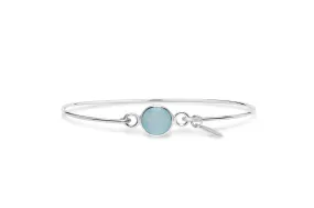 Signature Skinny Bracelet Aqua Chalcedony