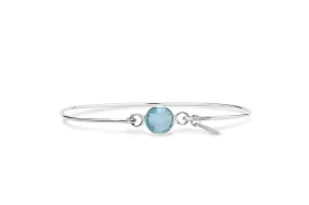 Signature Skinny Bracelet Aqua Quartz