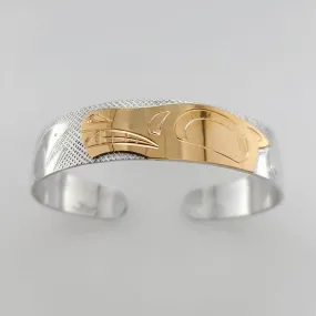 Silver & Gold Bear Bracelet