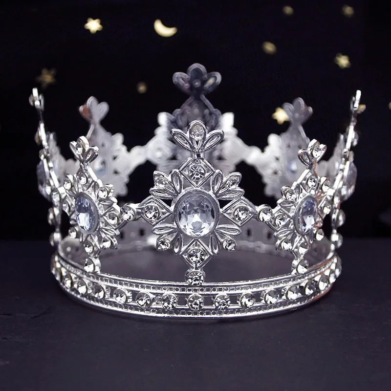 Small Crown for Girls Birthday Princess Party Jewelry Cake Decoration