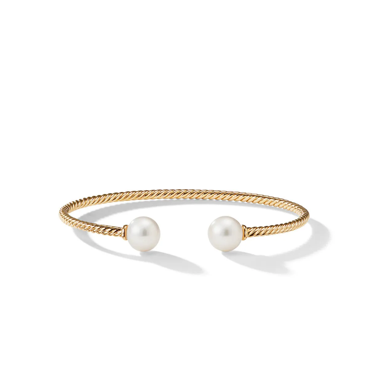 Solari Bead Bracelet with Pearl in 18K Gold