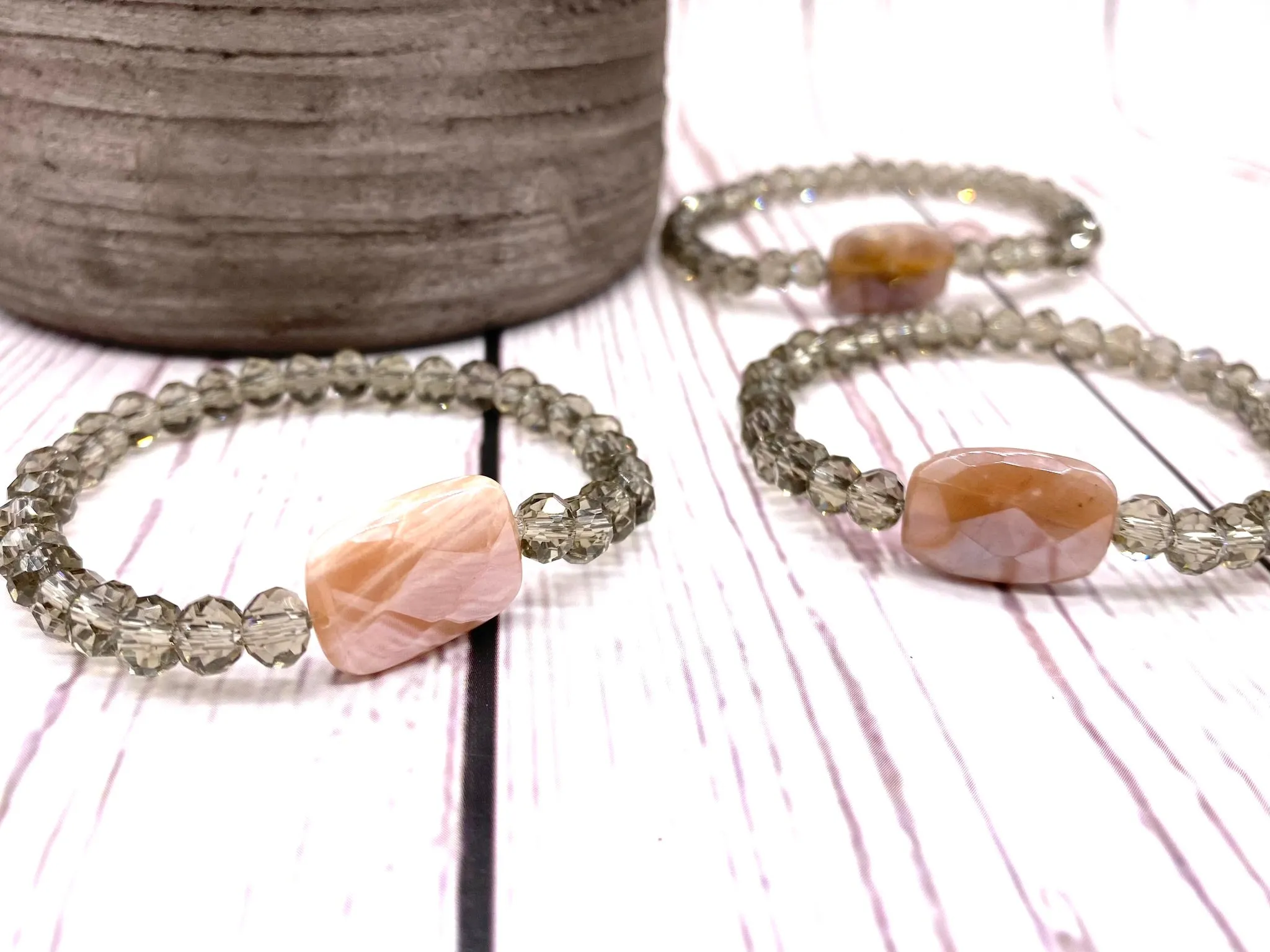 Sunstone Crystal Bracelet