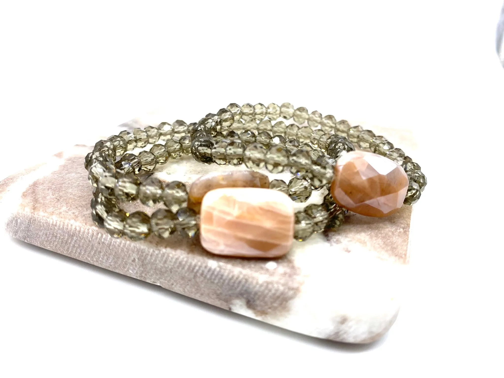 Sunstone Crystal Bracelet