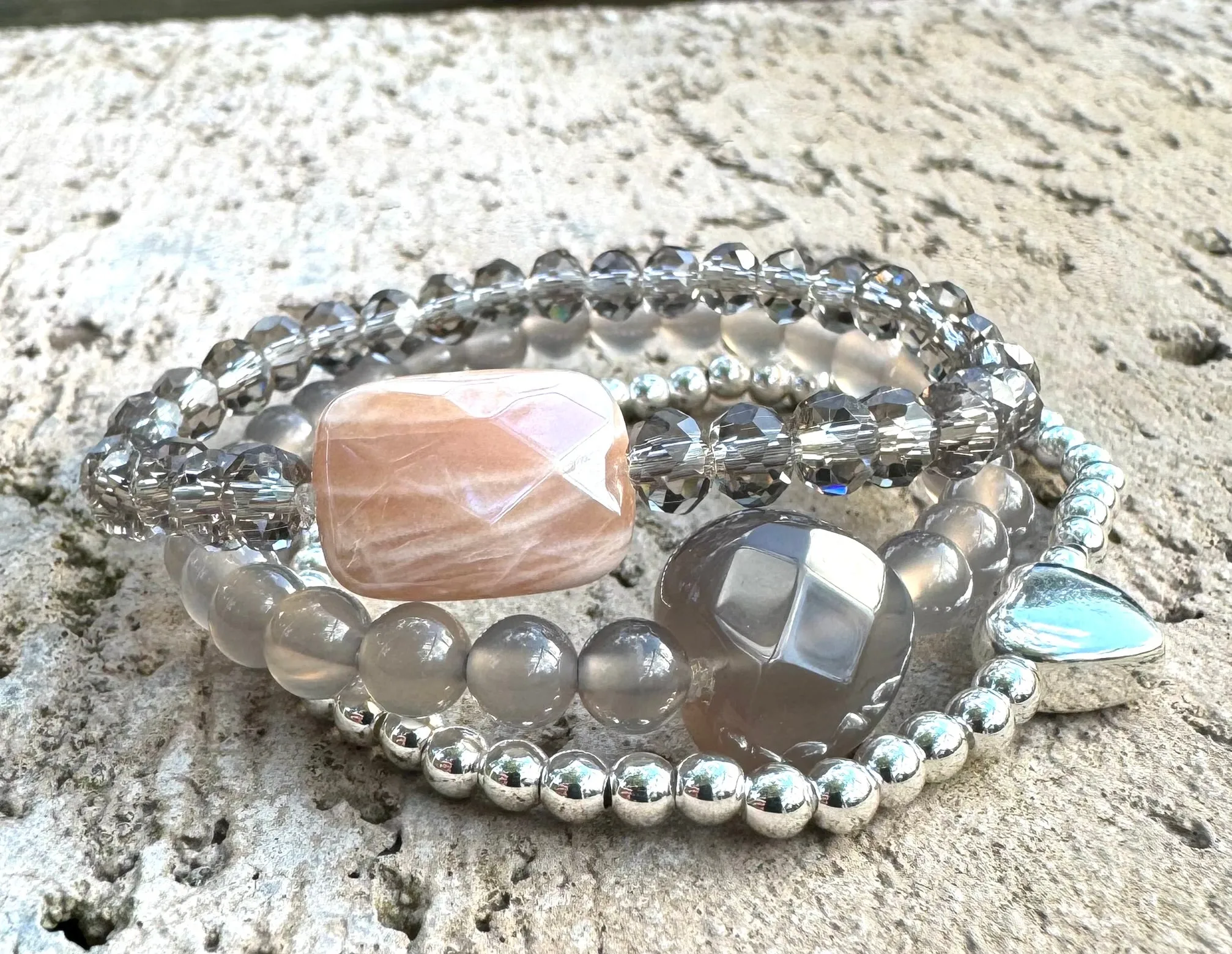 Sunstone Crystal Bracelet