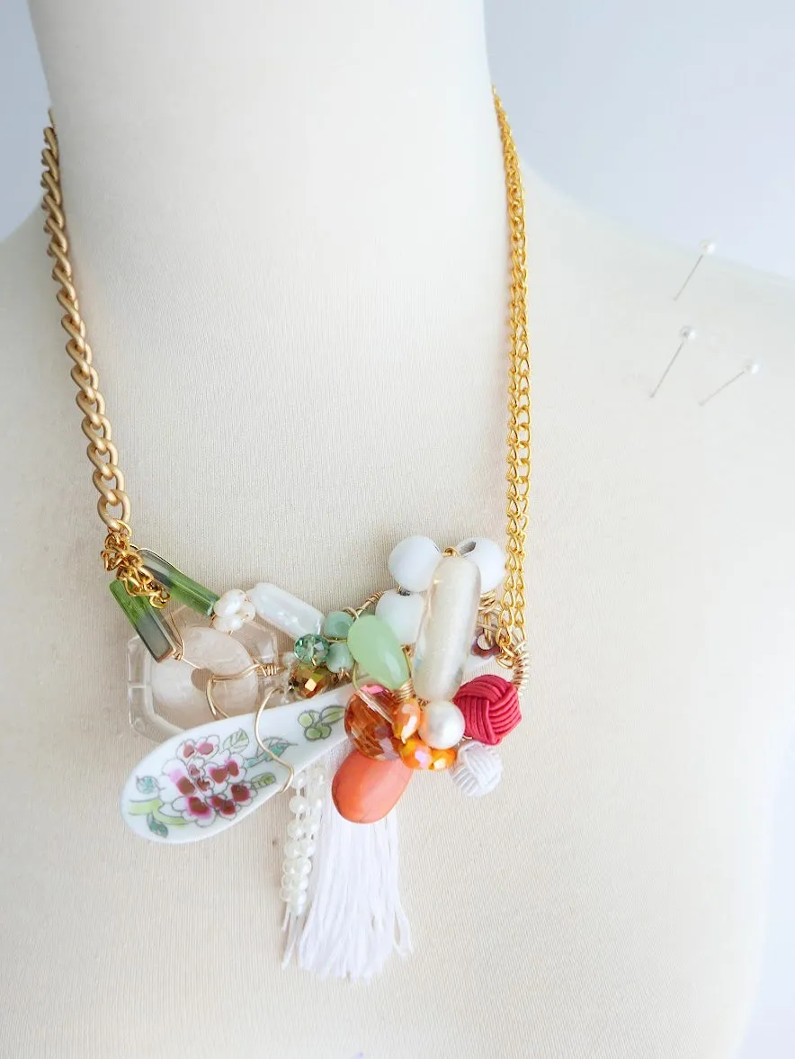 Taste And See Harvest Porcelain Necklace