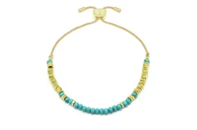 TERSINA TURQUOISE GOLD BRACELET