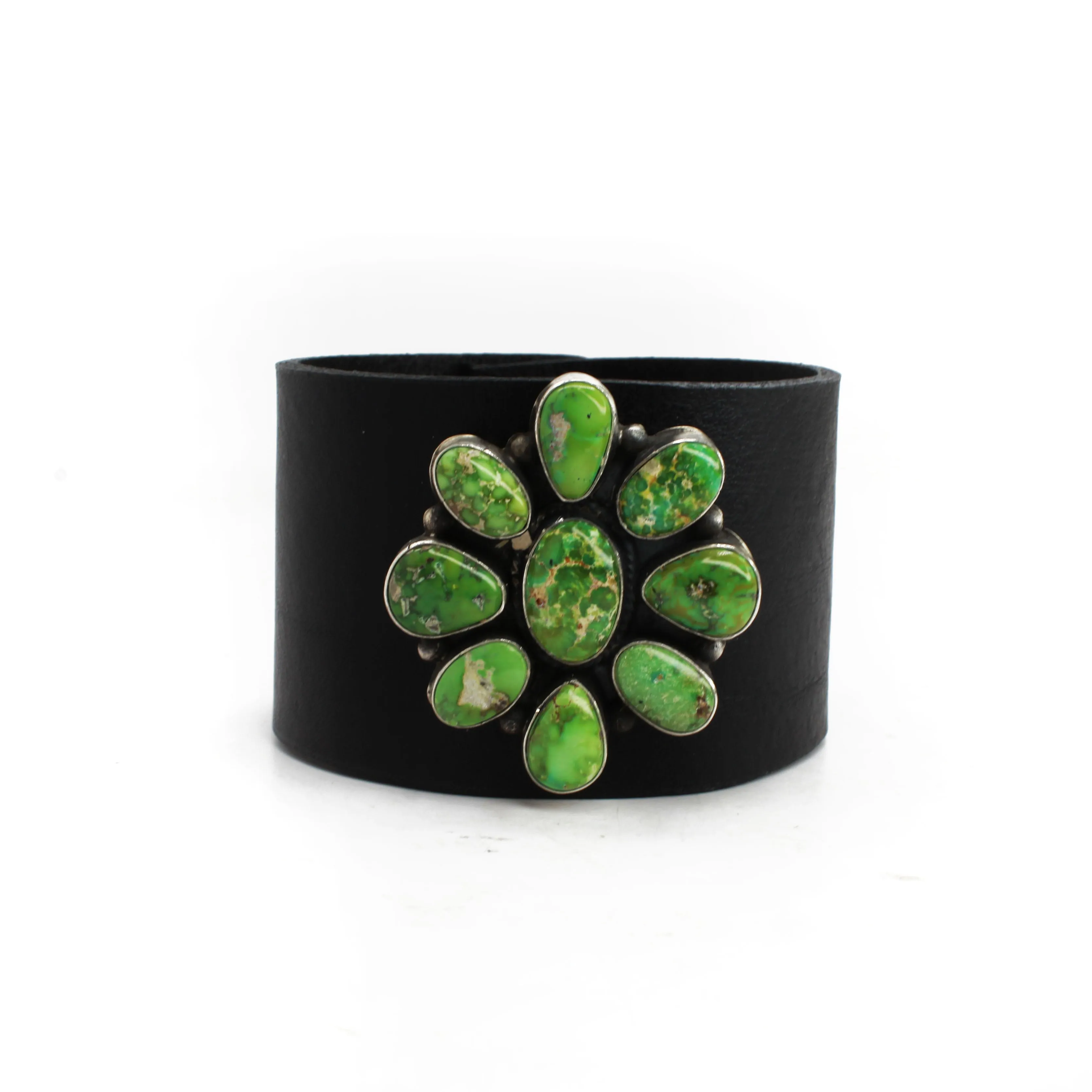 The LuAnn Black Leather Cuff