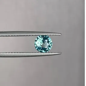 This 0.96 crt Teal Sapphire is well cut to bring out the best colour and lustre, and has a perfect colour blend.