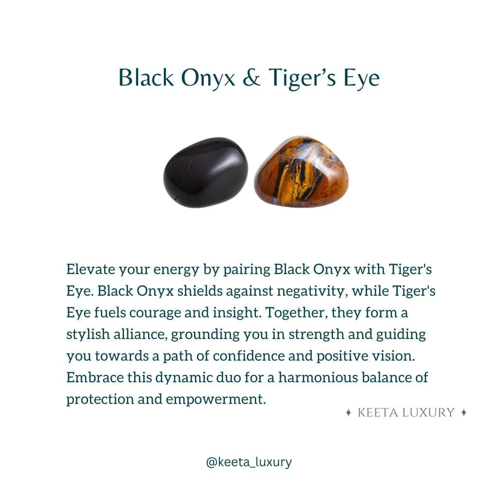 Tree Radiance - Tiger Eye & Black Onyx Bracelet